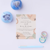 Abstracte Waterverf Wedding Flyer (Enkel)