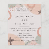 Abstracte Waterverf Wedding Flyer (Voorkant)