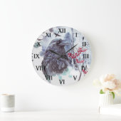 Abstracte Waterverf winterscène Ravens | Grote Klok (Huis)