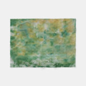 Abstracte Waterverf Worpdeken Fleece Deken (Voorkant (Horizontaal))