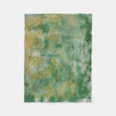Abstracte Waterverf Worpdeken Fleece Deken (Voorkant)