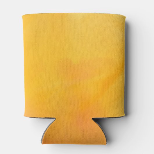 Abstracte Waterverf Zachte achtergrond Blikjeskoeler (Achterkant)