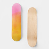 Abstracte Waterverf Zachte achtergrond Persoonlijk Skateboard (Voorkant)