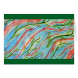 Abstracte waterverf zeewier