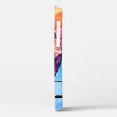 Abstracte Waterverf Zwart Wit Patroon Case-Mate iPhone Case (Achterkant / Links)