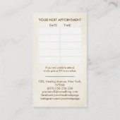 Abstracte Waterverf zwirltak Visitekaartje (Achterkant)