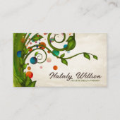 Abstracte Waterverf zwirltak Visitekaartje (Voorkant)