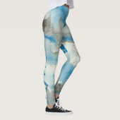 abstracte waterverfleggings leggings (Rechts)