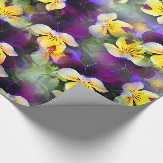 Abstracte Waterverven Cadeaupapier (Hoek)