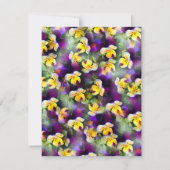 Abstracte Waterverven Kaart (Achterkant)