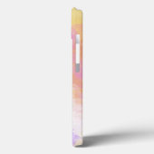 Abstracte Waterverven - Oranje achtergrond Case-Mate iPhone Case (Achterkant / Links)