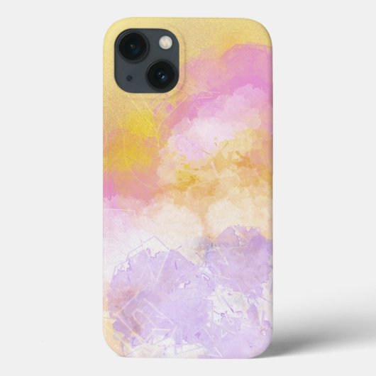 Abstracte Waterverven - Oranje achtergrond Case-Mate iPhone Case (Achterkant)