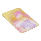 Abstracte Waterverven - Oranje achtergrond Magneet (Rechterzijde)