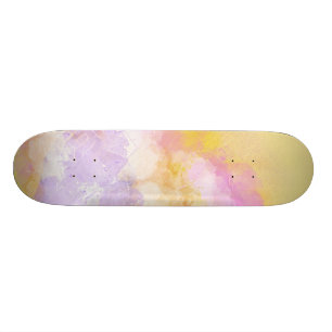 Abstracte Waterverven - Oranje achtergrond Persoonlijk Skateboard