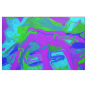 Abstracte Waterverven van Peacock Stof (Fat Quarter)