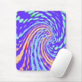 Abstracte Wave Mousepad Muismat (Met muis)