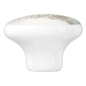 Abstracte Wave Painting Keramische knop (Zijkant)