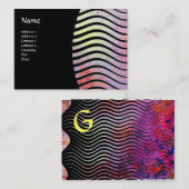 ABSTRACTE WAVELMONOGRAM VISITEKAARTJE (Voorkant / Achterkant)