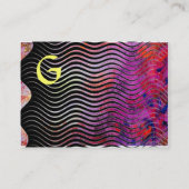ABSTRACTE WAVELMONOGRAM VISITEKAARTJE (Achterkant)
