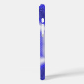 ABSTRACTE WAVEN, BLAUWE STAR EN SAPPHIRE GEMSTONE Case-Mate iPhone CASE (Achterkant / Links)