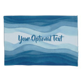 Abstracte Waves aangepaste kussenslopen (Voorkant)