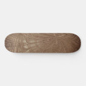 Abstracte Waves Brown Skateboard (Horizontaal)