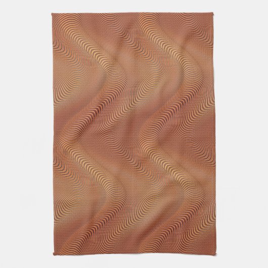 Abstracte Waves Kitchen Towel Theedoek (Verticaal)
