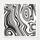 Abstracte Waves Pattern servetten - Kies kleuren (Voorkant)