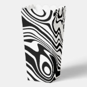 Abstracte Waves Popcorn Box - Kies kleuren Bedankdoosjes (Achterkant)