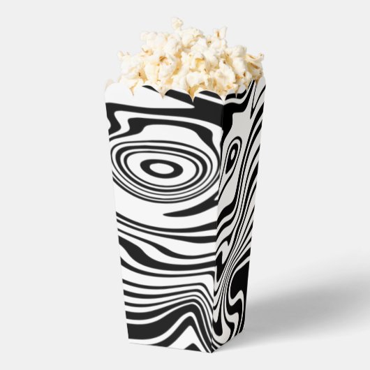Abstracte Waves Popcorn Box - Kies kleuren Bedankdoosjes (Popped)