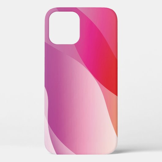 Abstracte Wavy achtergrond. Illustratie met kleur Case-Mate iPhone Case (Achterkant)
