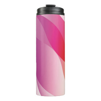 Abstracte Wavy achtergrond. Illustratie met kleur Thermosbeker