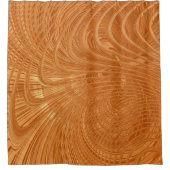 Abstracte Wavy gestreepte patroonlijnen 04 Douchegordijn (Voorkant)