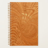 Abstracte Wavy Striped Pattern Lines 01 Planner (Voorkant)