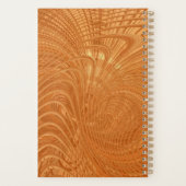 Abstracte Wavy Striped Pattern Lines 01 Planner (Achterkant)