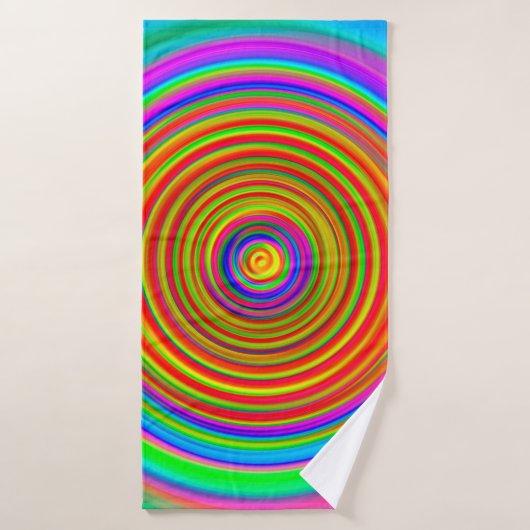 abstracte wazige achtergrond, geometrische tex badhanddoek (Badhanddoek)