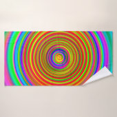abstracte wazige achtergrond, geometrische tex badhanddoek (Badhanddoek)
