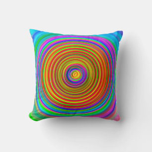 abstracte wazige achtergrond,  geometrische tex kussen