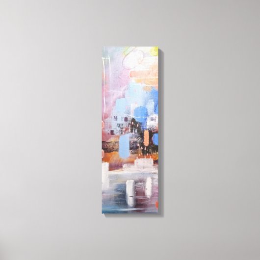 abstracte weergave van Ice-canvas Canvas Afdruk (Voorkant)