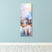 abstracte weergave van Ice-canvas Canvas Afdruk (Insitu (Houten vloer))