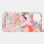 Abstracte weide wilde bloemen Waterverf kunst Case-Mate iPhone Case (Achterkant (horizontaal))