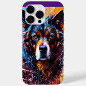 Abstracte welkomstkleurenhond Case-Mate iPhone case (Achterkant)
