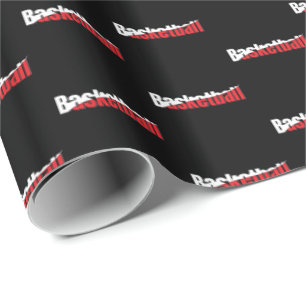 Abstracte wens van Basketball Player - Word Art Cadeaupapier