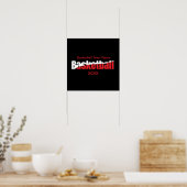 Abstracte wens van Basketball Player - Word Art Poster (Keuken)
