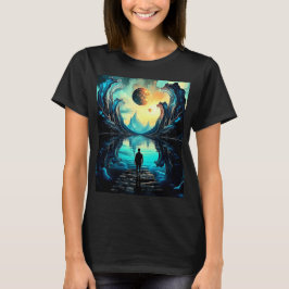 Abstracte wereld t-shirt