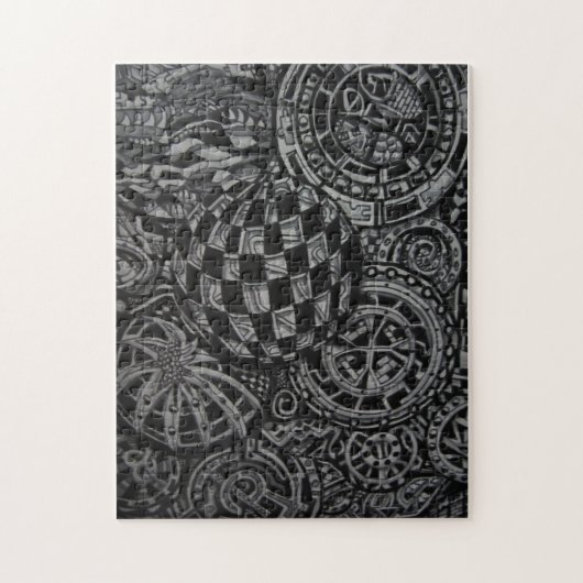 Abstracte werelden Puzzle Legpuzzel (Verticaal)