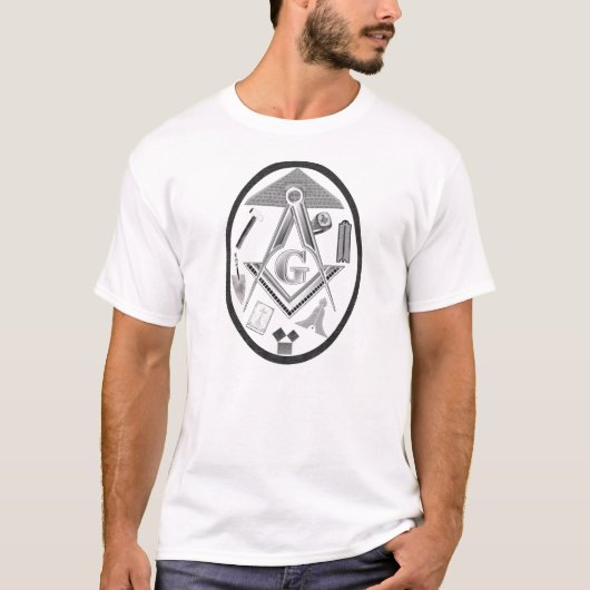 Abstracte werkinstrumenten t-shirt (Voorkant)