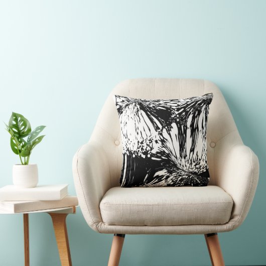 Abstracte werpkussen kussen (Stoel)