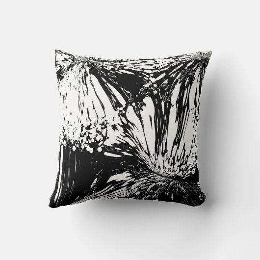 Abstracte werpkussen kussen (Achterkant)