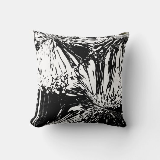 Abstracte werpkussen kussen (Voorkant)